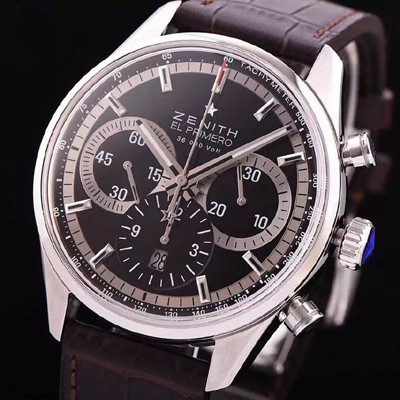 홍콩명품 [제니스] 남성용 엘 프리매로 03.2040.400/21.C496 크로노그래프 블랙 다이얼 오토매틱 무브먼트 ZEN4210  