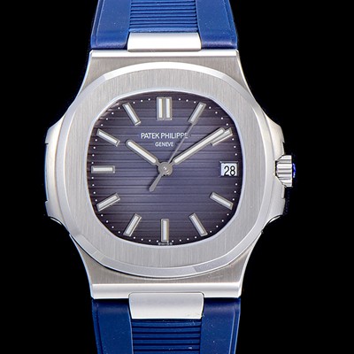 홍콩명품 [파텍필립]남성용 노틸러스 5711/1A-010 러버밴드 Cal.324 S C타입무브 오토매틱  40미리 블루그레이톤 다이얼 PAT74796  