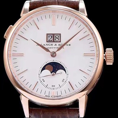 홍콩명품 [아랑게운트죄네] 남성용 색스니 화이트 다이얼 오토매틱 무브먼트 LAN4200  