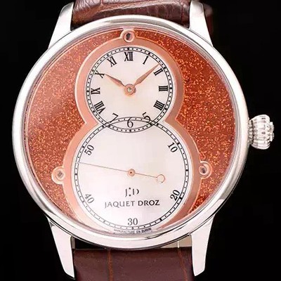 홍콩명품 [자케드로] 남성용 빅세컨즈 43mm 오토메틱 로즈골드 JAD4201  