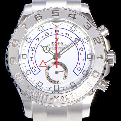 홍콩명품 [로렉스]남성용 요트마스터 II 40미리 오토매틱 화이트다이얼 ROL19853  
