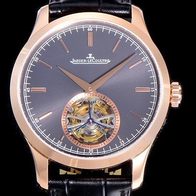 홍콩명품 [예거 르꿀르뜨]남성용 마스터 그랜드 트랜디션 투어빌론 18K로즈골드 수동/기계식 42미리 그레이다이얼 JAG50056  
