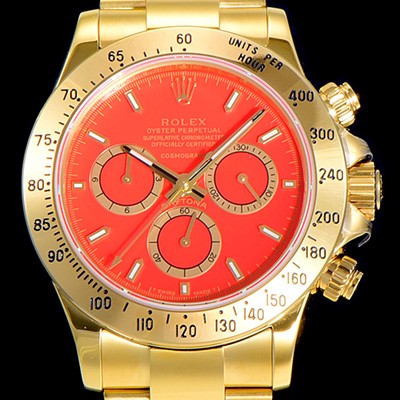 홍콩명품 [로렉스]남성용 데이토나 오이스터 40mm 4130타입 무브튜닝 올금/통금 옐루골드 레드다이얼 ROL49358  