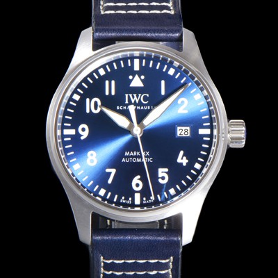 홍콩명품 [아이더블유씨] 남성용시계 1:1수제공정형 마크18 !! 파일럿 IW328203 마크18 오토매틱 32111타입 40mm 가죽줄 블루다이얼 iwc4069  
