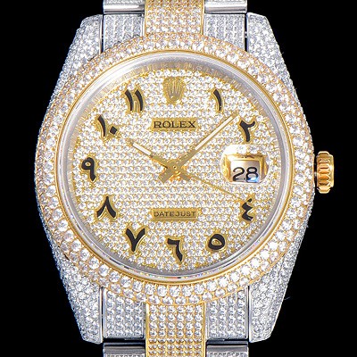 홍콩명품 [로렉스]남성용  고퀄리티 데이저스트 41미리 금장시계 보석/큐빅세팅 투톤콤비 18K로즈골드 오토매틱 ROL40527  