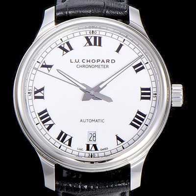 홍콩명품 [쇼파드]남성용 엘유씨 1937 42미리 오토매틱 화이트다이얼 CHO30422  