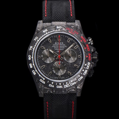 홍콩명품 [로렉스]남성용 데이토나 DIW 포지드카본 커스텀 40미리 크로노그래프 오토매틱 Cal.4130 무브먼트 블랙 다이얼 ROL48745  