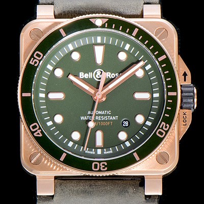 홍콩명품 [벨엔로즈]남성용 R0392 다이버 그린 42미리 오토매틱 그린다이얼 BEL64296  