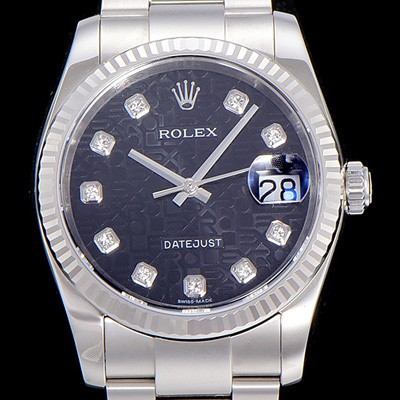 홍콩명품 [로렉스]남성용 데이져스트II 36미리 오토매틱 화이트다이얼 ROL96864  