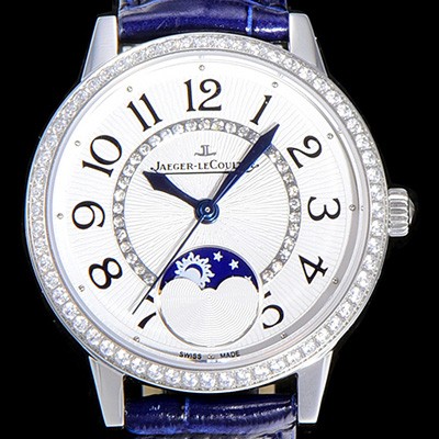 홍콩명품 [예거르꿀르뜨]여성용 랑데부 문페이즈 34mm 다이아몬드 화이트다이얼 오토매틱 JAG23292  
