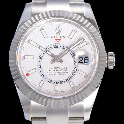 홍콩명품 [로렉스]남성용 스카이더웰러 오이스터퍼페츄얼 39미리 오토매틱 화이트다이얼 ROL78799  