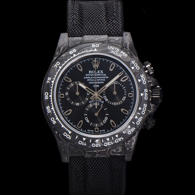 홍콩명품 [로렉스]남성용 데이토나 DIW 포지드카본 커스텀 40mm 크로노그래프 오토매틱 Cal.4130 무브먼트 블랙 다이얼 ROL11355  