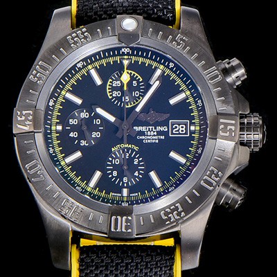 홍콩명품 [브라이틀링]남성용 어벤져 II 크로노그래프 45미리 PVD 티타늄 코팅 오토매틱 블랙다이얼 BRE66404  