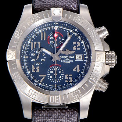 홍콩명품 [브라이틀링]남성용 어벤져 II 크로노그래프 45미리 볼카노 오토매틱 블랙다이얼 BRE66299  