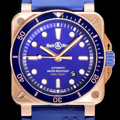 홍콩명품 [벨엔로즈]남성용 R0392 다이버 블루 42미리 오토매틱 블루다이얼 BEL93900  