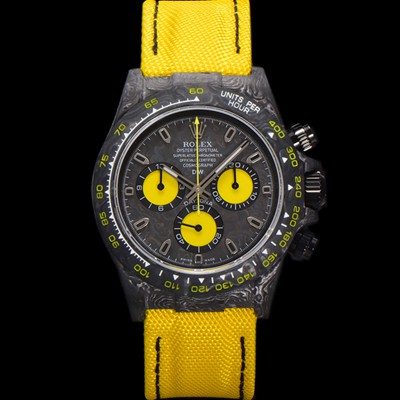 홍콩명품 [로렉스]남성용 데이토나 DIW 포지드카본 커스텀 40미리 크로노그래프 오토매틱 Cal.4130 무브먼트 블랙다이얼 ROL67082  