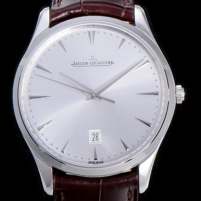 홍콩명품 [예거르꿀뜨르]남성용 마스터 울트라 씬 데이터 40미리 오토매틱 실버다이얼 JAG93454  