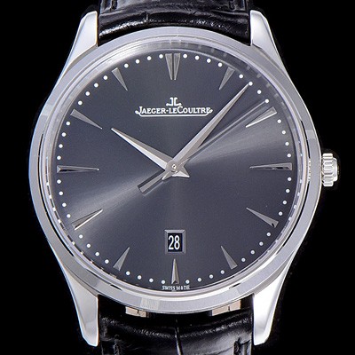 홍콩명품 [예거르꿀뜨르]남성용 마스터 울트라 씬 데이터 40미리 오토매틱 그레이다이얼 JAG99584  