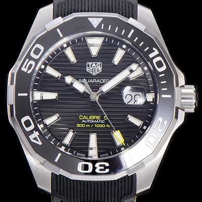 홍콩명품 [태그호이어]남성용 아쿠아레이서 300M 칼리버5 41mm ETA2824오토매틱 무브먼터 블랙다이얼 TAG55307  