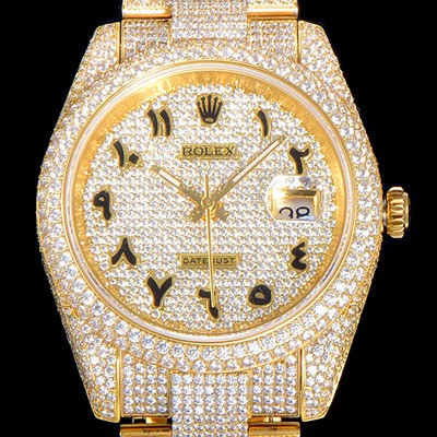 홍콩명품 [로렉스]남성용 1:1수제공정 제작 데이져스트 41mm 다이아몬드 18K 옐루골드 904L 오토매틱 보석다이얼 ROL19101  