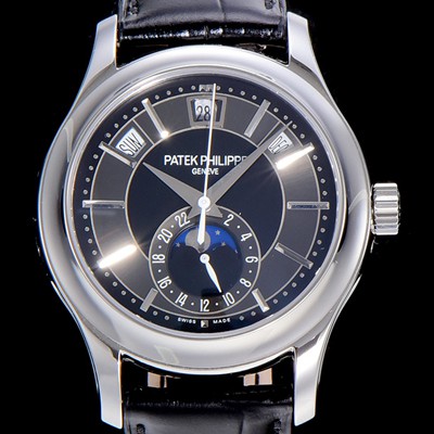 홍콩명품 [파텍필립]남성용 애뉴얼 캘린더 Ref 5205G 칼리버 324 S C 오토매틱 스페셜모델 그레이다이얼 JAG54615  