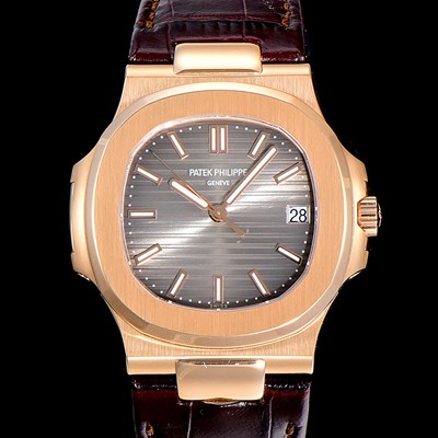 홍콩명품 [파텍필립] 남성용 노틸러스 5711/1R-001 암스테르담 빈티지 18k로즈골드 Cal.324 S C타입무브 오토매틱 40미리 가죽스트랩/줄 브라운다이얼 PAT75385  