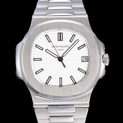 홍콩명품 [파텍필립] 남성용 노틸러스 5711/1A-011 메탈줄 Cal.324 S C타입무브 오토매틱 40미리 화이트다이얼 PAT75348  