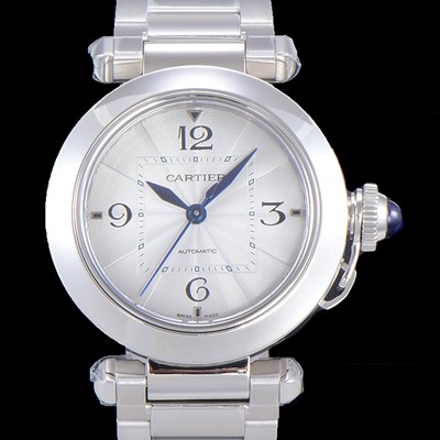 홍콩명품 [까르띠에] 여성용 파샤 드 오토매틱 1847MC 35미리 메탈 화이트다이얼 CAR11437  