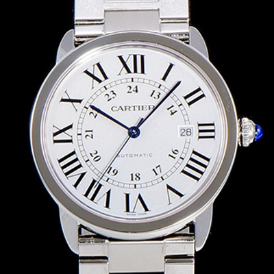 홍콩명품 [까르띠에] 남성용 롱드 더 솔로 W6701011 오토매틱 ETA2892-2 42미리XL 메탈시계 화이트다이얼 CAR11418  
