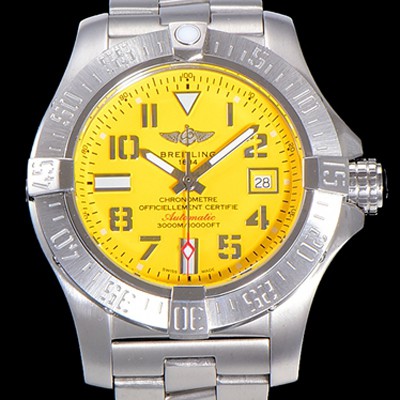 홍콩명품 [브라이틀링] 남성용 어벤져 오토매틱 ETA2836-2 타입 45미리 매탈시계 옐루다이얼 BRE75546  