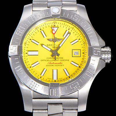 홍콩명품 [브라이틀링] 남성용 어벤져 오토매틱 ETA2836-2 타입 45미리 매탈시계 옐루다이얼 BRE75537  