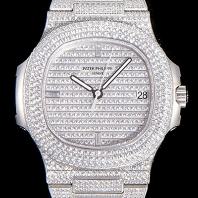 홍콩명품 [파텍필립] 남성용 노틸러스 7021 최고급1:1 수제공정 보석/큐빅 셋팅 오토매틱 Cal.324 S C 타입 40미리 메탈 보석다이얼 PAT75339  