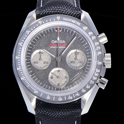 홍콩명품 [오메가] 남성용 스피드마스터 크로노그래프 아폴로 15 40주년기념 수동형 42미리 가죽줄 블랙다이얼 OMG79586  