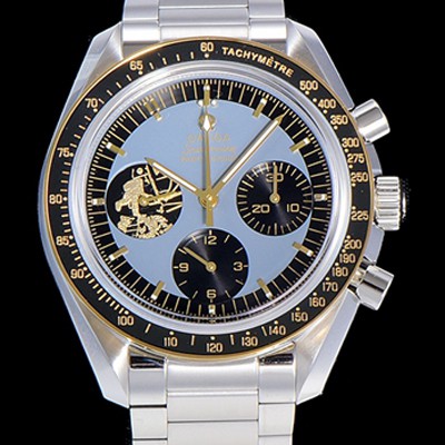 홍콩명품 [오메가] 남성용 스피드마스터 크로노그래프 아폴로 11 50주년기념 수동형 42미리 메탈줄 블루다이얼 OMG79568  