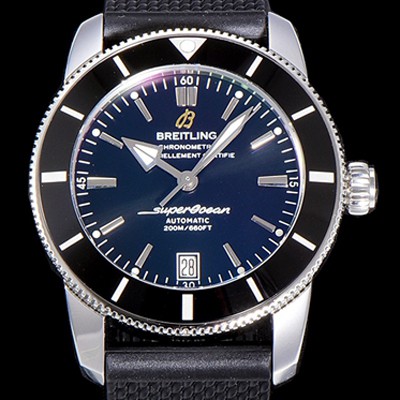 홍콩명품 [브라이틀링] 남성용 슈퍼오션 해리티지 II 오토매틱 ETA2824-2 타입 42미리 세라믹베젤 러버/우레탄줄 블랙다이얼 BRE75492  