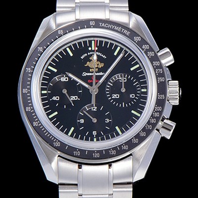홍콩명품 [오메가] 남성용 스피드마스터 크로노그래프 아폴로 15 40주년기념 수동형 42미리 메탈줄 블랙다이얼 OMG79532  