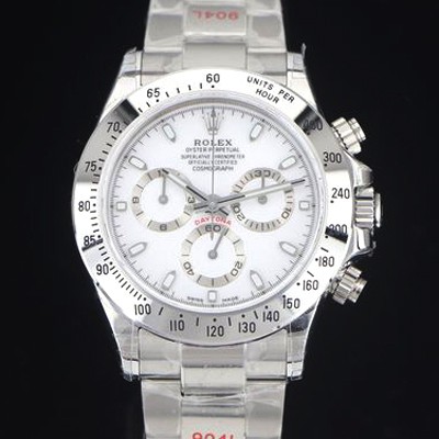 홍콩명품 [로렉스] 남성용 904L스틸!! 데이토나 116520 오이스터 40미리 오토매틱 7750 타입 화이트다이얼 ROL72580  