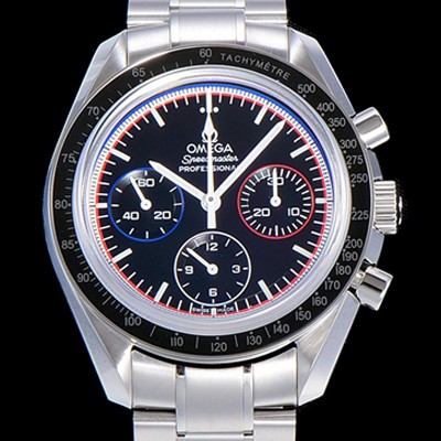 홍콩명품 [오메가] 남성용 스피드마스터 크로노그래프 아폴로 15 40주년기념 수동형 42미리 메탈줄 블랙다이얼 OMG79533  
