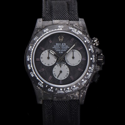 홍콩명품 [로렉스] 남성용 데이토나 DIW 포지드카본 커스텀 40미리 크로노그래프 오토매틱 Cal.4130 무브먼트 블랙 다이얼 ROL79697  