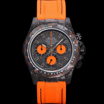 홍콩명품 [로렉스] 남성용 데이토나 DIW 포지드카본 커스텀 40미리 크로노그래프 오토매틱 Cal.4130 무브먼트 블랙 다이얼 ROL79679  