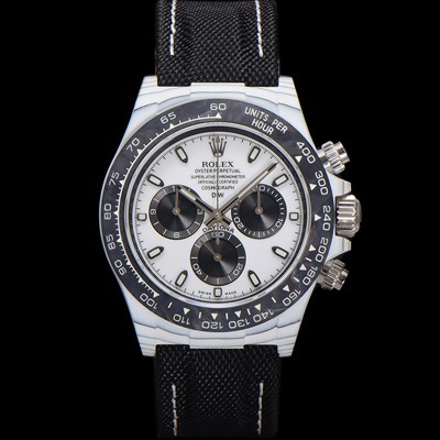 홍콩명품 [로렉스] 남성용 데이토나 DIW 포지드카본 커스텀 40미리 크로노그래프 오토매틱 Cal.4130 무브먼트 화이트 다이얼 ROL79643  