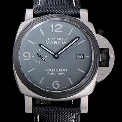 홍콩명품 [파네라이] 남성용 루미노르 PAM01662 마린나 DMLS 44미리 오토매틱 Cal.P.9010 티타늄/카본케이스 그레이다이얼 PAN73335  