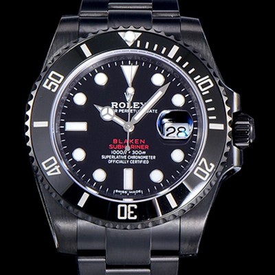 홍콩명품 [로렉스] 남성용 서브마리너 데이터 2824-2 무브 블랙 PVD 코딩 케이스 40미리 오토매틱 블랙다이얼 ROL79479  
