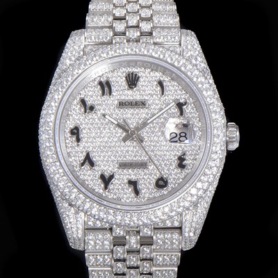 홍콩명품 [로렉스] 남성용 데이져스트 오토매틱 아시안 2824-2 타입  41mm 904L 다이아몬드 메탈줄 보석다이얼  rol61537  