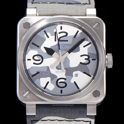 홍콩명품 [벨앤로즈] 남성용 BR0392 BAPE Marks 25주년 애디션 오토매틱 ETA2836-2 타입 42mm 나토천 그레이 카모다이얼 bel07926  