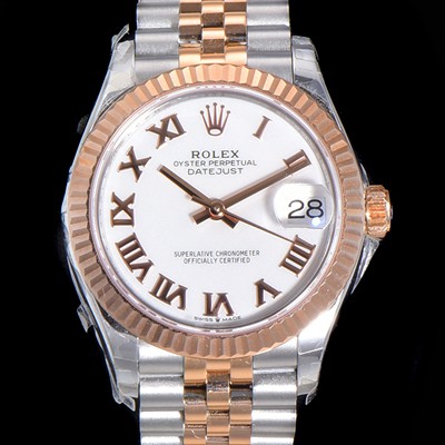 홍콩명품 [로렉스] 여성용 2021신상 데이져스트 오토매틱 ETA-2688 31mm 18K로즈골드 메탈줄 화이트 다이얼 rol19246  