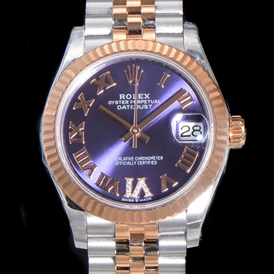 홍콩명품 [로렉스] 여성용 2021신상 데이져스트 오토매틱 ETA2824-2688 31mm 18K로즈골드 메탈줄 블루 다이얼 rol21957  