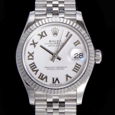 홍콩명품 [로렉스] 여성용 2021신상 데이져스트 오토매틱 ETA-2688 31mm 메탈줄 화이트다이얼 rol52349  