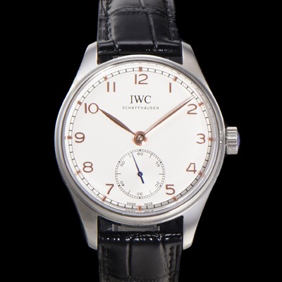 홍콩명품 [아이더블유씨] 남성용 포르투기즈 IW358303 오토매틱 수정형 82200타입 무브  40.4mm 가죽줄 화이트 다이얼  iwc53841  