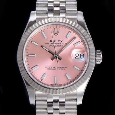 홍콩명품 [로렉스] 여성용 2021신상 데이져스트 오토매틱 ETA-2688 31mm 메탈줄 핑크 다이얼 rol64985  